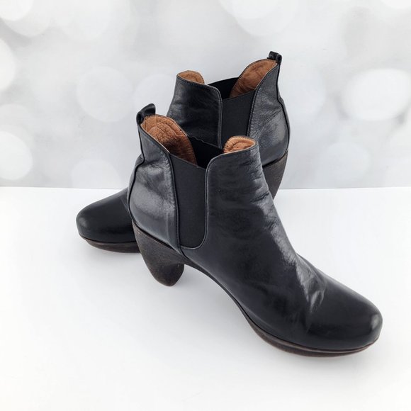 Black High Heels Ankle Boots by Eric Michael - Picture 7 of 12